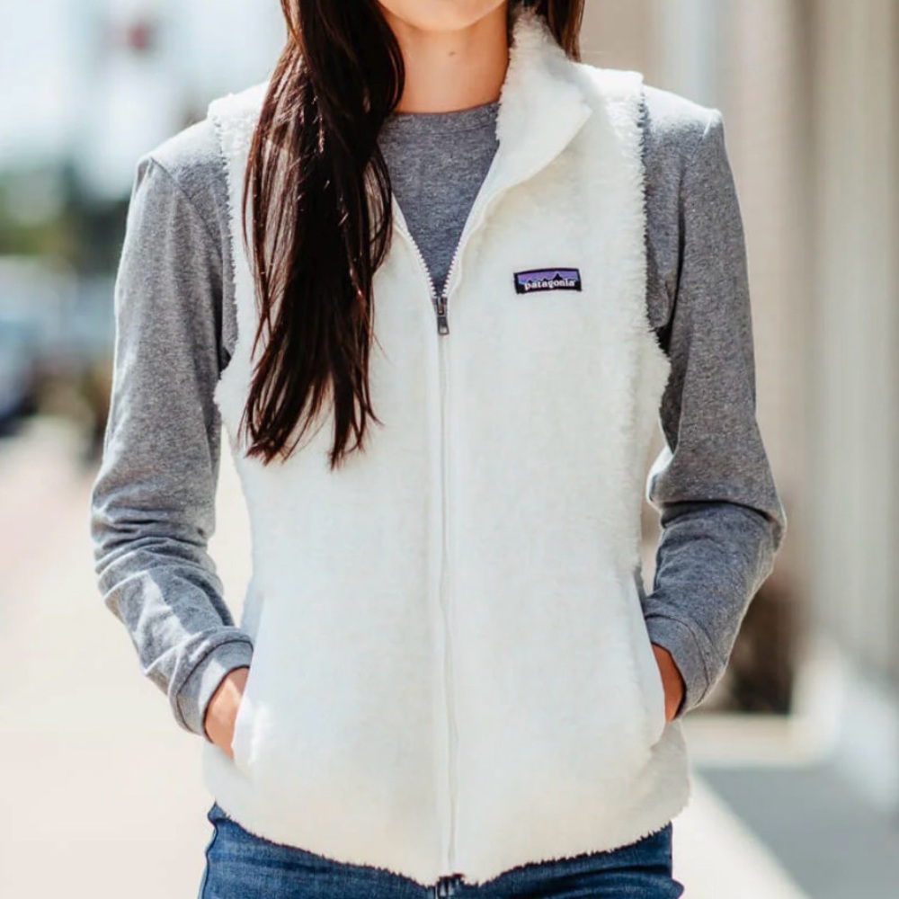 Patagonia Women's Los Gatos Vest Birch White Size Large